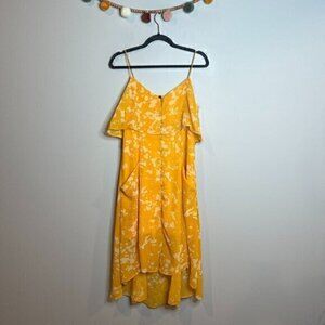 W118 by Walter Baker golden floral midi dress